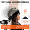 VEVOR Professional Hair Steamer for Deep Conditioning, 11.81-inch Hooded Ionic Hair Steamer with 2 Modes, Height-Adjustable Standing Hair Steamer with Timer, 5 Wheels (2 Lockable) for Salon Home Spa