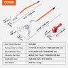 VEVOR Tire Mount Demount Tool, 22.5"-24.5" Manual Steel Tire Changer Mount Demount Removal Tool, with Extra Bead Holder, Tubeless Truck Bead Breaker, 3 PCS Tire Changing Tools, Orange