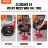 VEVOR Manual Tire Changer, Portable Hand Bead Breaker Mounting Tool for 203 - 406 mm Tires, Compatible with Car Truck Trailer, Tire Mounting Machine for Home Garage Small Auto Shop