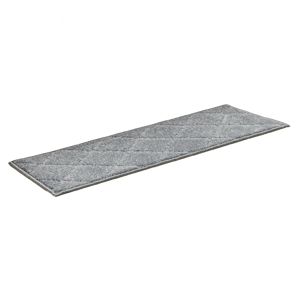 VEVOR Stair Treads, Stairs Carpet Non Slip 9" x 28", Indoor Stair Runner for Wooden Steps, Anti Slip Carpet Soft Edging Stair Rugs Mats for Kids Elders and Dogs, 15 pcs, Gray