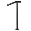 VEVOR Single Post 1-2, Black Steel Railing 441LBS Capacity Baking Varnish Iron Stairs Stylish Handrails for Outdoor Steps with Expansion Bolts & Drill Bit
