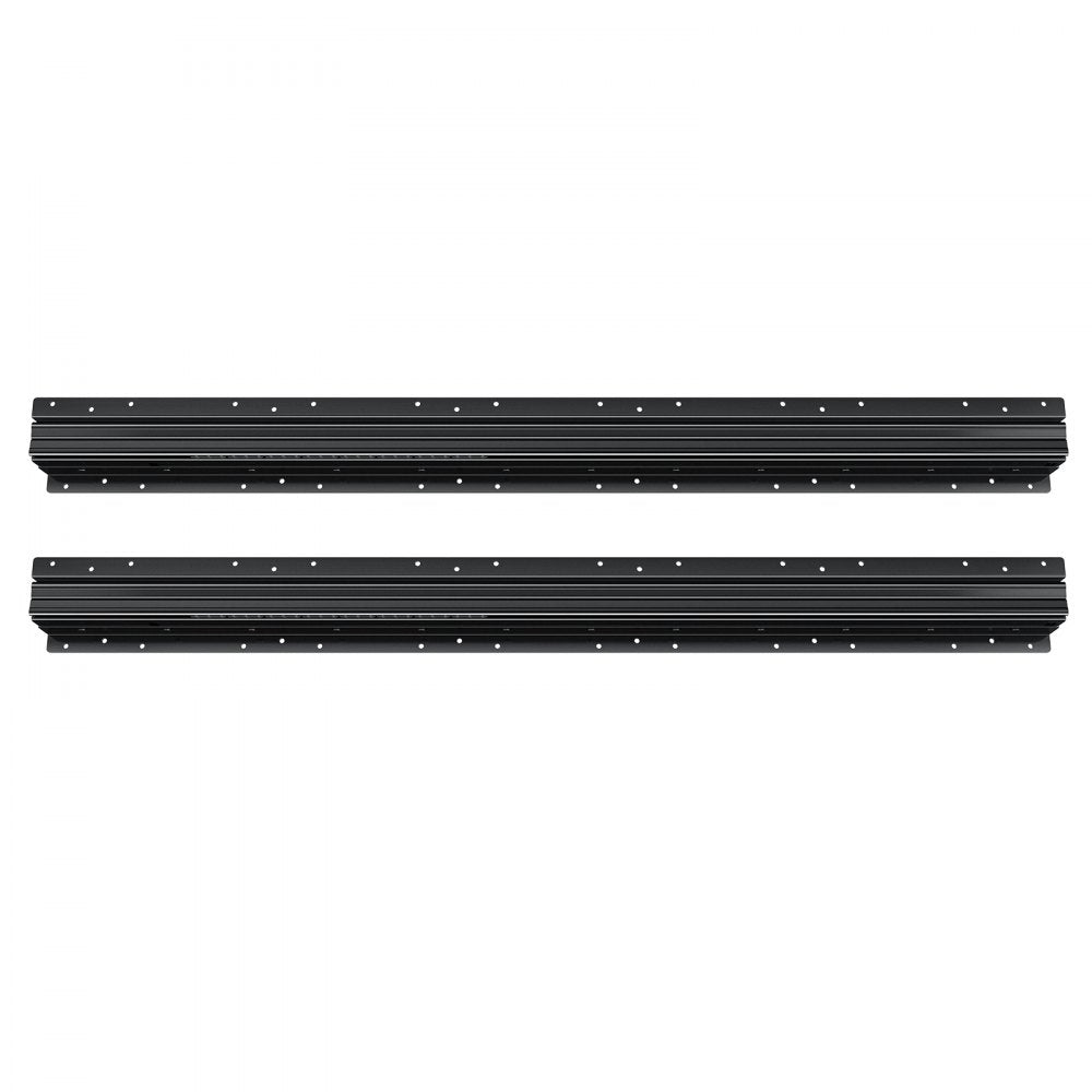 VEVOR Undermount Drawer Slides, 40 inch, Full Extension Ball Bearing Under Stair Cabinet Rails, 260 LB Load Capacity Heavy Duty Bottom Stair Cabinet Glides Track Runners,for DIY Replacement, Black