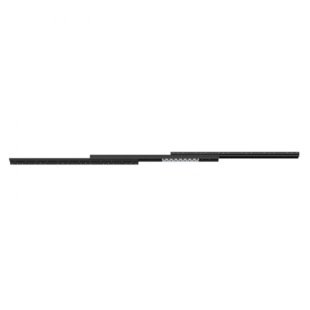 VEVOR Undermount Drawer Slides, 40 inch, Full Extension Ball Bearing Under Stair Cabinet Rails, 260 LB Load Capacity Heavy Duty Bottom Stair Cabinet Glides Track Runners,for DIY Replacement, Black