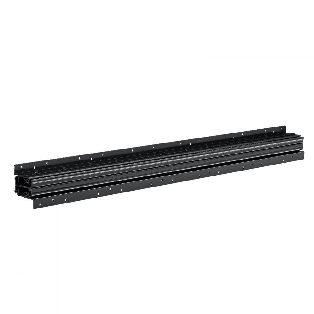 VEVOR Undermount Drawer Slides, 40 inch, Full Extension Ball Bearing Under Stair Cabinet Rails, 260 LB Load Capacity Heavy Duty Bottom Stair Cabinet Glides Track Runners,for DIY Replacement, Black