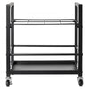 VEVOR Blueprint Storage Rack, 12 Slots Blueprint Holder with Wheels, Mobile Metal Blueprint Storage Cart for Map Poster Architectural Construction Plan, Roll File Organizer for Home, Office, School