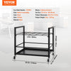 VEVOR Blueprint Storage Rack, 20 Slots Blueprint Holder with Wheels, Mobile Metal Blueprint Storage Cart for Map Poster Architectural Construction Plan, Roll File Organizer for Home, Office, School