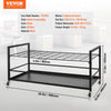 VEVOR Blueprint Storage Rack, 50 Slots Blueprint Holder with Wheels, Mobile Metal Blueprint Storage Cart for Construction Plan Map Poster Architectural, Roll File Holder for Home, Office, School