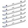 VEVOR Blueprint Clamps, 24 Inches, Blueprint Hanging Clips Binding Strips, Aluminum Construction, Document Storage, for Blue Print, Maps, Construction Paper Posters Plans Drawings Arts, Pack of 6