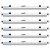 VEVOR Blueprint Clamps, 24 Inches, Blueprint Hanging Clips Binding Strips, Aluminum Construction, Document Storage, for Blue Print, Maps, Construction Paper Posters Plans Drawings Arts, Pack of 6