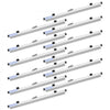 VEVOR Blueprint Clamps, 24 Inches, Blueprint Hanging Clips Binding Strips, Aluminum Construction, Document Storage, for Blue Print, Maps, Construction Paper Posters Plans Drawings Arts, Pack of 12