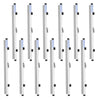 VEVOR Blueprint Clamps, 24 Inches, Blueprint Hanging Clips Binding Strips, Aluminum Construction, Document Storage, for Blue Print, Maps, Construction Paper Posters Plans Drawings Arts, Pack of 12