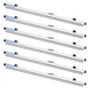 VEVOR Blueprint Clamps, 30 Inches, Blueprint Hanging Clips Binding Strips, Aluminum Construction, Large Document Storage, for Blue Print, Maps, Construction Paper Poster Plans Drawings Arts, Pack of 6