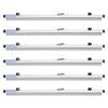 VEVOR Blueprint Clamps, 30 Inches, Blueprint Hanging Clips Binding Strips, Aluminum Construction, Large Document Storage, for Blue Print, Maps, Construction Paper Poster Plans Drawings Arts, Pack of 6