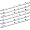 VEVOR Blueprint Clamps, 36 Inches, Blueprint Hanging Clips Binding Strips, Aluminum Construction, Large Document Storage, for Blue Print, Maps, Construction Paper Poster Plans Drawings Arts, Pack of 6