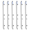 VEVOR Blueprint Clamps, 36 Inches, Blueprint Hanging Clips Binding Strips, Aluminum Construction, Large Document Storage, for Blue Print, Maps, Construction Paper Poster Plans Drawings Arts, Pack of 6