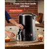 VEVOR Wax Melter for Candle Making, 10.6 Qts, Fast and Even Heating, with Easy Pour Spout and Temperature Control, Hourglass Base for Non-Stick Smooth Flow, Wax Melting Pot for Making Candles Soaps