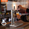 VEVOR Dual Taps Draft Beer Tower Dispenser, Stainless Steel Keg Beer Tower, Kegerator Tower Kit with Pre-Assembled Tubing and Self-Closing Faucet Shanks for Party, Bar, Pub, Restaurant