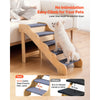 VEVOR Wood Pet Stairs, 5-Step Dog Stairs for High Beds, Sofa & Cars, 150lbs Load Capacity, Non-Slip Surface, Stable Cat & Dog Step Ladder for Small Medium Large Older Pet Puppy Essentials