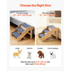 VEVOR Wood Pet Stairs, 3-Step Dog Stairs for High Beds, Sofa & Cars, 150lbs Load Capacity, Non-Slip Surface, Stable Cat & Dog Step Ladder for Small Medium Large Older Pet Puppy Essentials
