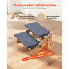 VEVOR Wood Pet Stairs, 2-Step Dog Stairs for Beds, Sofa & Cars, 110lbs Load Capacity, Floded Flat Design, Stable & Sturdy Cat & Dog Step Ladder for Small Medium Large Older Pet Puppy Essentials