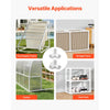 VEVOR 3-Way PVC Fittings, 1-inch PVC Pipe Joints Elbow Connector, 10-Pack Furniture Grade PVC Tee Fittings for DIY Storage Rack, Animal Cage, Pool or Garden Support Frame, Impact & Weather-Resistant