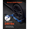 VEVOR Foldable Tire Wheel Dolly, Width Adjustable Truck Car Tire Dolly, 240LBS Heavy Duty Steel Support, Fits 15–40 in Tires, 360° Rotating Rollers, Smooth Rolling Tire Lifter for Workshop & Garages