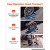 VEVOR Foldable Tire Wheel Dolly, Width Adjustable Truck Car Tire Dolly, 240LBS Heavy Duty Steel Support, Fits 15–40 in Tires, 360° Rotating Rollers, Smooth Rolling Tire Lifter for Workshop & Garages