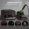 VEVOR Soldering Iron Station, 75W Digital Display Soldering Station Kit, 122°F- 932°F Temp Control & Built-in Transformer, Auto Standby & Sleep Mode, with 5 Soldering Tips, 10g Solder Wire, Tweezers