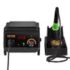 VEVOR Soldering Iron Station, 75W Digital Display Soldering Station Kit, 122°F- 932°F Temp Control & Built-in Transformer, Auto Standby & Sleep Mode, with 5 Soldering Tips, 10g Solder Wire, Tweezers