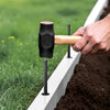 VEVOR Rebar Stakes, 24-Inch, Heavy-Duty 0.47 in Diameter, Straight Galvanized Steel Ground Anchors with Chisel Point End & Rust-Resistant Coating, for Gardening Support, Fence, Camping Tents (20-Pack)