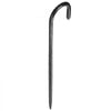 VEVOR Rebar Stakes, 16-Inch, Heavy-Duty 0.4 in Diameter J Hook, Galvanized Steel Ground Anchors with Chisel Point End & Rust-Resistant Coating, for Gardening Support, Fence, Camping Tents (16-Pack)