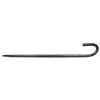 VEVOR Rebar Stakes, 16-Inch, Heavy-Duty 0.4 in Diameter J Hook, Galvanized Steel Ground Anchors with Chisel Point End & Rust-Resistant Coating, for Gardening Support, Fence, Camping Tents (16-Pack)