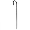VEVOR Rebar Stakes, 16-Inch, Heavy-Duty 0.4 in Diameter J Hook, Galvanized Steel Ground Anchors with Chisel Point End & Rust-Resistant Coating, for Gardening Support, Fence, Camping Tents (24-Pack)