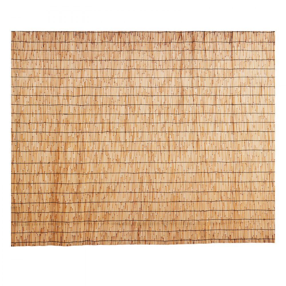 VEVOR Natural Reed Fencing, 4 ft x 16.4 ft, Reed Screen Curtain Balcony Reed Fence Roll for Outdoor Backyard Patio, Decorative Fence for Backyard Garden Fencing Divider, Privacy Screen Panel Curtain