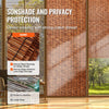 VEVOR Natural Reed Fencing, 4 ft x 16.4 ft, 2 Pack Reed Screen Curtain Balcony Reed Fence Roll for Outdoor Backyard Patio, Decorative Fence for Backyard Garden Fencing Divider, Privacy Panel, Brown