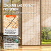 VEVOR Natural Reed Fencing, 4 ft x 16.4 ft, 2 Pack Reed Screen Curtain Balcony Reed Fence Roll for Outdoor Backyard Patio, Decorative Fence for Backyard Garden Fencing Divider, Privacy Screen Panel