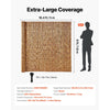 VEVOR Natural Reed Fencing, 6 ft x 16.4 ft, Decorative Natural Reed Fencing Roll, Decorative Fence for Backyard Garden Divider, Privacy Screen Panel Curtain for Balcony Patio Garden Backyard Outdoor
