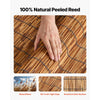 VEVOR Natural Reed Fencing, 4 ft x 16.4 ft, Decorative Natural Reed Fencing Roll, Decorative Fence for Backyard Divider, Privacy Screen Panel Curtain for Balcony Patio Garden Backyard Outdoor, Brown
