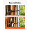 VEVOR Natural Reed Fencing, 4 ft x 16.4 ft, Decorative Natural Reed Fencing Roll, Decorative Fence for Backyard Divider, Privacy Screen Panel Curtain for Balcony Patio Garden Backyard Outdoor, Brown