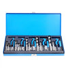 VEVOR Helicoil Thread Repair Kit, 131-Piece SAE HSS Drill Helicoil Repair Kit, 1/4" 5/16" 3/8" 7/16" 1/2"UNC Rethreading Tool Kit with Drill Bits Thread Inserts Taps Breakoff Installation Tools