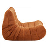 VEVOR Bean Bag Chair, L-Shaped Bean Bag Chair with Soft Armrests and Storage Pocket, 25D Memory Foam Filled with Soft Teddy Velvet Cover, Bean Bag for Bedroom or Playroom, Brown