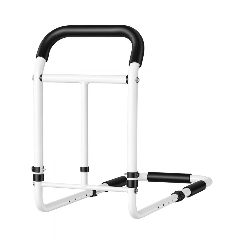 VEVOR Bed Rail for Elderly Adults 200LBS Loading Bed Side Assist Rail, High-Strength Steel Bedside Cane for Seniors, with Adjustable Height & Base Length, Non-Slip Handle, Fit King Queen Full Twin Bed