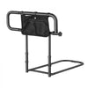VEVOR Bed Rails for Elderly Adults Folding Bed Side Assist Rail for Seniors, Length & Height Adjustable, High-Strength Steel Bed Cane with Storage Pocket, Fits King Queen Full Twin Bed, 300LBS Support