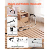 VEVOR Bed Rails for Elderly Adults 200LBS Loading Bed Side Assist Rail, with Motion Sensor LED Light, Adjustable Height & Length, Non-Slip Handle, High-Strength Steel, Fit King Queen Full Twin Bed
