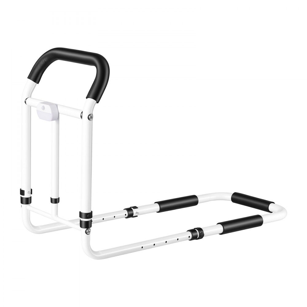 VEVOR Bed Rails for Elderly Adults 200LBS Loading Bed Side Assist Rail, with Motion Sensor LED Light, Adjustable Height & Length, Non-Slip Handle, High-Strength Steel, Fit King Queen Full Twin Bed