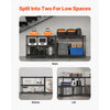 VEVOR Storage Shelves, 2500 lbs, 5 Tier Heavy Duty Garage Shelving, 18" D x 48" W x 72" H Adjustable Metal Shelves for Industrial Shelving Unit Utility Shelf, for Kitchen, Warehouse, Basement, Black