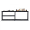 VEVOR Storage Shelves, 3000 lbs, 5 Tier Heavy Duty Garage Shelving, 20" D x 48" W x 72" H Adjustable Metal Shelves for Industrial Shelving Unit Utility Shelf, for Kitchen, Warehouse, Basement, Black