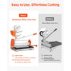 VEVOR 12 inch Vinyl Floor Cutter, 16mm Thick Laminate Flooring Cutter with Upgraded Labor-Saving Aluminum-Alloy Lever, Telescoping Support Plate, Cuts Engineered Wood, LVT, VCT, SPC, LVP, WPC