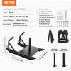 VEVOR Weight Training Pull Sled, Fitness Strength Speed Training Sled with Handle, Steel Power Sled Workout Equipment for Athletic Exercise & Speed Improvement, Suitable for 1"&2" Weight Plate, Black