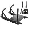 VEVOR Weight Training Pull Sled, Fitness Strength Speed Training Sled with Handle, Steel Power Sled Workout Equipment for Athletic Exercise & Speed Improvement, Suitable for 1"&2" Weight Plate, Black